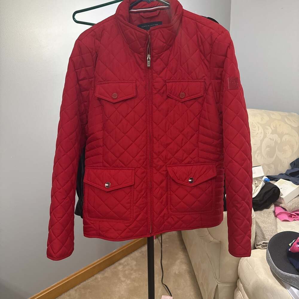 Tommy Hilfiger‎ Scarlet Red Quilted Jacket